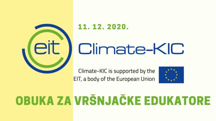 Climate-KIC : Obuka za vršnjačke edukatore